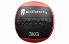 Gladiatorfit Ultra-strapazierfähiger Wall Ball, Kunstleder, 3kg