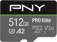 PNY       PNY micro-SDXC Pro Elite 512GB P-SDUX512U3100PRO-GE