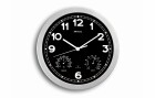 Maul Wanduhr MAULdrive Ø 30 cm Schwarz/Silber, Form: Rund