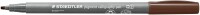 STAEDTLER Fasermaler 2mm 375-76 braun, Kalligraphiespitze, Aktuell