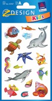Z-DESIGN Sticker Kids 53707 Meerestiere 2 Stück, Kein