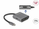 DeLock 2-Port Signalsplitter USB-C ? HDMI / DisplayPort, Anzahl