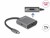 Bild 2 DeLock 2-Port Signalsplitter USB-C ? HDMI / DisplayPort, Anzahl
