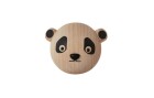 OYOY Wandhaken Panda, H: 4.5cm, B: 5.5cm, D: 6cm, aus Holz