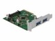 DeLock PCI-Express-Karte USB 3.1 Gen2 - 2x USB-Typ-A