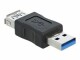 DeLock USB 3.0 Adapter USB-A Stecker - USB-A Buchse