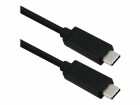 VALUE USB 4 Gen 3 Kabel, mit Power Delivery 20V5A, C-C ST/ST, 40 Gbit/s, schwarz, 0,5 m