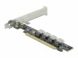 DeLock Host Bus Adapter PCI-Ex16 - 4x SFF-8654 NVMe