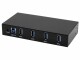 EXSYS USB-Hub EX-11234HMS, Stromversorgung: Netzteil, Anzahl