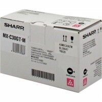 Sharp Toner magenta MX-C30GTM MX-C301W 6000 Seiten, Kein