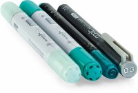 COPIC Marker Ciao 22075643 Doodle pack Turquoise,4 Stück, Kein