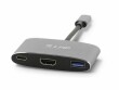 LMP USB3.1-C - HDMI&USB3.0 Adapter, spacegrau