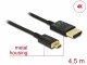 DeLock Kabel 4K 60Hz HDMI - Micro-HDMI (HDMI-D), 5