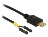 DeLock USB-C Stromkabel, C - 2 x Pfosten