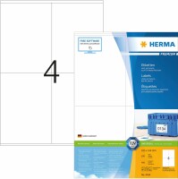 HERMA     HERMA Universal-Etiketten 105x144mm 4454 weiss 400 St./100