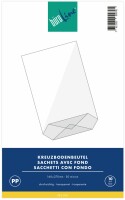 BÜROLINE Kreuzboden Beutel 160×270mm 423005 transparent 10 Stück