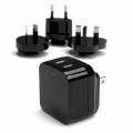 StarTech.com - Dual Port USB Wall Charger 17W/3.4A - Travel Charger 110V/220V