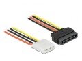 DeLock Stromkabel SATA ? Molex 20 cm, Kabeltyp: Adapterkabel