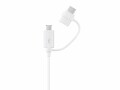 Samsung USB-Kabel USB A - Micro-USB B/USB C