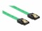 Bild 3 DeLock SATA-Kabel UV Leuchteffekt grün 70 cm, Datenanschluss