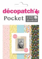 DECOPATCH Papier Pocket Nr. 22 DP022C 5 Blatt