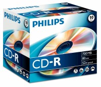 Philips CD-R CR7D5NJ10/00 10er Jewel Case, Kein Rückgaberecht