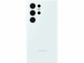 Samsung Back Cover Silicone Galaxy S24 Ultra Weiss, Fallsicher