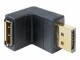 DeLOCK - Adapter Displayport male > Displayport female angled down