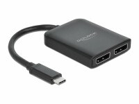 DeLock 2-Port Signalsplitter USB-C ? Displayport MST/VXP support