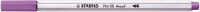 STABILO Fasermaler Pen 68 Brush 568/60 pflaume, Kein