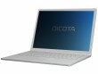 DICOTA - Filtro privacy notebook - A due vie - adesivo - 15" - nero