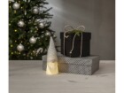 Star Trading LED-Weihnachtsfigur Joylight, 18 cm, Weiss, Betriebsart