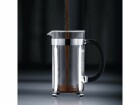 Bodum Kaffeebereiter Chambord 1 l, Silber, Materialtyp: Glas