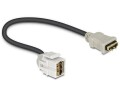 DeLock Kabel HDMI Typ-A 250° gewinkelt, Modultyp: Keystone