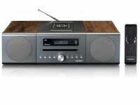 LENCO MC-175SI DAB+ Radio, silber PLL-FM
