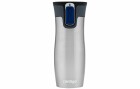 Contigo Thermobecher West Loop 470 ml, Silber, Material: Edelstahl