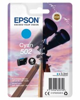 Epson Tintenpatrone 502 cyan T02V240 WF-2860/XP-5100 160