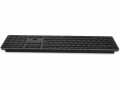 LMP Tastatur WKB-1243 BT Grau, CH-Layout mit Ziffernblock