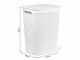 Rotho Wäschesammler Brisen Weiss, 50 l, Detailfarbe: Weiss