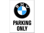 Nostalgic Art Haftmagnet BMW Parking Only 1 Stück, Schwarz/Weiss