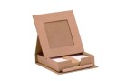 Glorex Papp-Schachtel Notizzettelbox, Form: Eckig