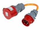 Normrahmen Adapterkabel CEE32/5 Kupplung ? CEE16/5 Stecker, Anzahl