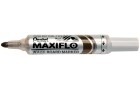 pentel Whiteboard-Marker Maxiflo 3 mm Braun, 1 Stück