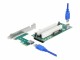 Immagine 4 DeLock PCI-E Riser Karte x1 zu 2x PCI 32