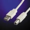 Bild 4 VALUE USB 2.0 Kabel - Typ A-B - transparent - 0,8 m