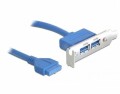 DeLock Bracket USB 3.0 Pin Header Low Profile, Datenanschluss