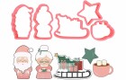 Cut my Cookies Guetzli-Ausstecher Weihnachtsserie Mr & Mrs Santa