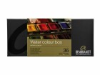 Rembrandt Aquarellfarbe Water colour box 36 Näpfchen, Mehrfarbig