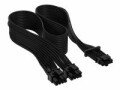 Corsair Premium 12+4-Pin 12VHPWR 600 W Kabel Schwarz, Kabeltyp