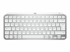 Logitech Tastatur - MX Keys Mini Pale Grey CH-Layout